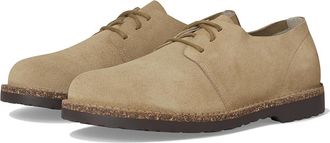 Birkenstock Uppsala Low Lace Up - Suede Mens Lace-up Boots Faded Khaki : EU 46 (US Mens 13-13.5) Regular