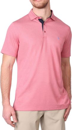 Tailorbyrd Solid Modal Blend Polo in Sunwashed Red at Nordstrom Rack, Size X-Large