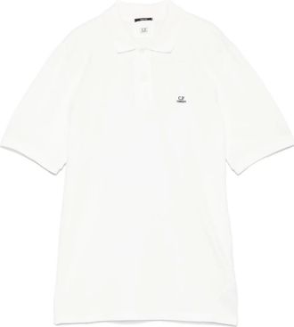 C.P. Company Polo in piqué - Bianco