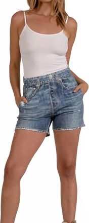 Elan Jazlyn Faux Shorts In Denim