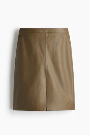 H&M Bleistiftjupe - Khakigr&uuml;n