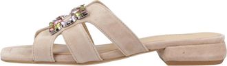 Regarde le ciel Slippers - Dames - Sandalen - Beige - 37 EU - Schoenen