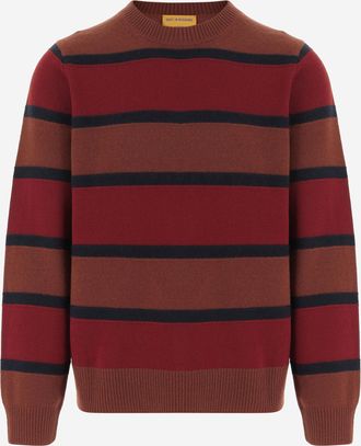 Guest In Residence Mens Cashmere Sweater Red