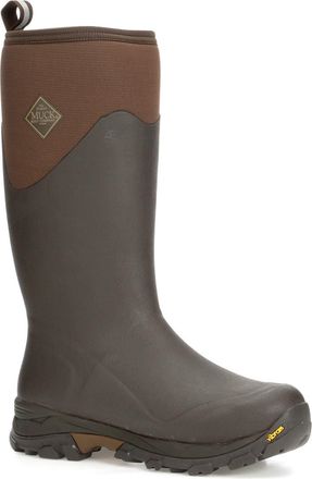 The Original Muck Boot Company Unisex Arctic Ice Tall Rubber Brown Wellington - Size UK 14