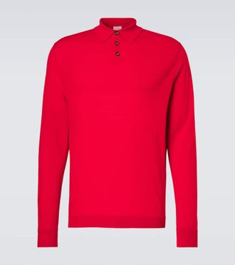Allude Virgin wool polo shirt
