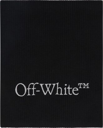 Off-white Virgin Wool Scarf