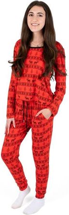 Leveret Womens Viscose Matching Family Holiday Pajamas, Reindeer & Polar Bear Prints at Nordstrom, Size X-Large