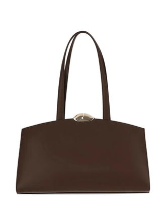 Benedetta Bruzziches Serena clasp shoulder bag - women - Leather/Calf Leather - One Size - Brown