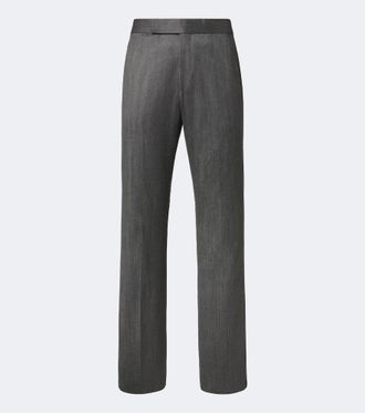 Tom Ford Pantalones rectos Moulin&eacute; de sarga de lana