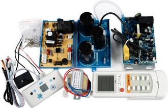 OEM Kit Placa Universal Inverter Qd80c Para Equipos Dc Y Ac Hasta 12000 Btu Control Motor Pg Display Led Y Mando