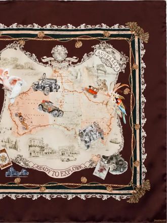 Zimmermann silk printed square scarf
