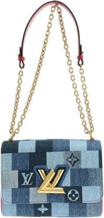 Louis Vuitton Pre-owned Denim louis-vuitton-bags - Dames - Vintage Schoudertas - Blauw - ONE Size - Denim - Vintage