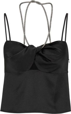 HUGO BOSS Dames/Dames Crystali-1 Top (Zwart)