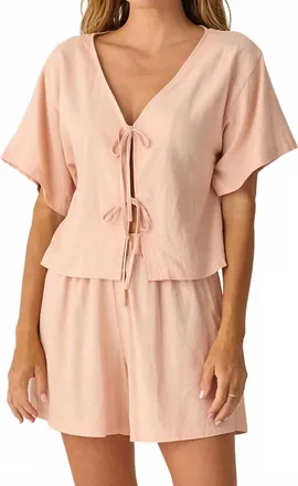 Rylee + Cru Juniper Set In Blush