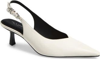 Rag & Bone Brynn Slingback Kitten Heel Pump in Antique White at Nordstrom, Size 9.5Us
