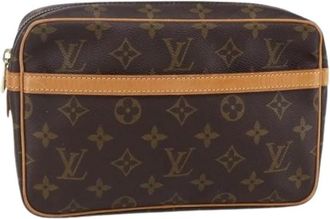 Louis Vuitton Pre-owned Vintage Clutch - Dames - Vintage Clutch - Bruin - ONE Size - Vintage