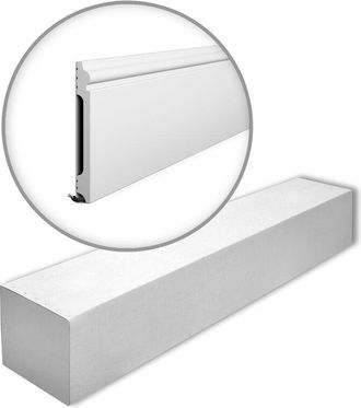 NMC Nmc - Fl17-box Wallstyl Noel Marquet 1 Caja 7 Piezas Z&oacute;calo Dise&ntilde;o Atemporal Cl&aacute;sico Blanco 14 M