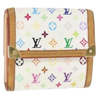 Louis Vuitton Pre-owned Wallets, female, White, Size: ONE SIZE Pre-owned Vintage Canvas Wallet