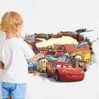 OEM Pegatinas De Pared 3d Con Im&aacute;genes De Coches Y Aviones De Dibujos Animados Da&ntilde;ados, Para La Habitaci&oacute;n De Un Ni&ntilde;o. - Crezuo