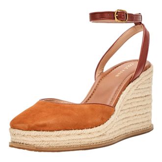 Cole Haan Cloudfeel Kyra Espadrille Wedges British Tan W31908 Womens