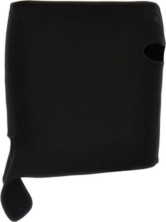 Courrèges Black Loop Milano skirt
