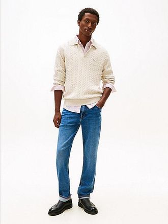 Tommy Hilfiger Denton Faded Straight Leg Jeans