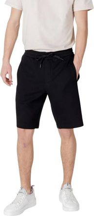 A|X Armani Exchange Heren, Korte broeken, Zwart, Maat: 2XS Katoen