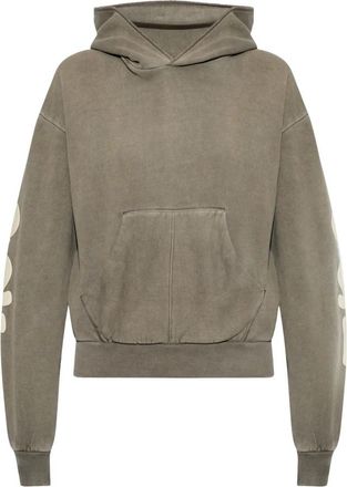 Fear of God Klassieke Katoen-Fleece Hoodie - Dames - Hoodies - Grijs - S - Katoen - Hoodies & sweatvesten