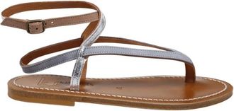 K.Jacques K.jacques, Schoenen, Dames, Blauw, 41 EU, Leer, Delta Sandal