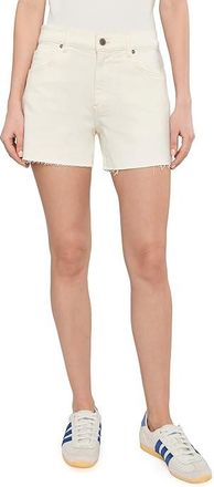 AG - Adriano Goldschmied Halle High Rise Relaxed Shorts Womens Shorts Powder Mended : 29 4, Cotton