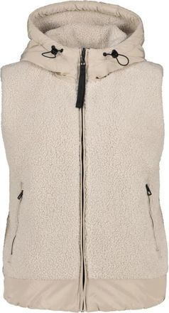Cecil Omkeerbaar Teddy Vest - Dames - Bodywarmers - Beige - 2XL - Polyester - Jassen