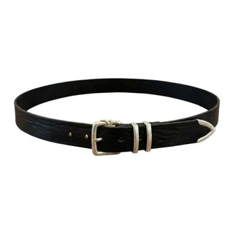 Alberto Luti Heren, Accessoires, Zwart, Maat: 115 CM Leer