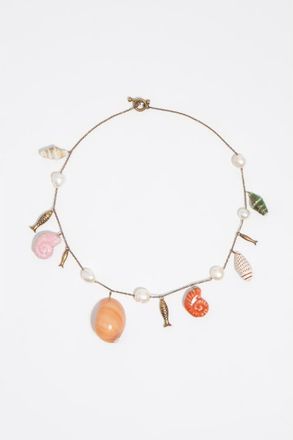 Bimba & Lola Pearl & Shell Necklace at Nordstrom