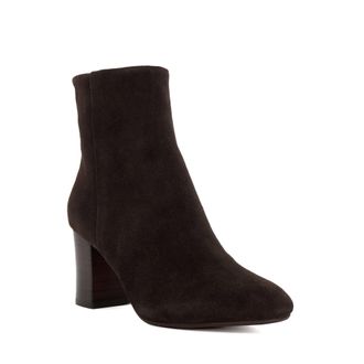Dune London Womens Ladies Ollave - Block Heel Ankle Boots - Brown material_Suede - Size UK 3