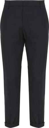 Dondup Gaubert Slim Chino Broek - Heren - Nette broeken - Blauw - W30 - Wol - Broeken