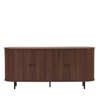 DRAWER Aparador de 4 puertas con bordes redondeados en madera l180cm - madera
