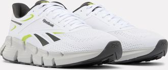 Reebok Laufschuh REEBOK ZIG DYNAMICA 6, Herren, Gr. 42,5, wei&szlig;, grau, Synthetik, Textil, Schuhe Laufschuh