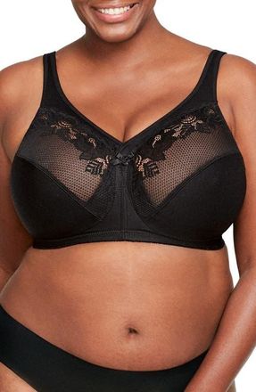 Glamorise MagicLift Minimizer Bra in Black at Nordstrom, Size 48Dd