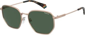 Polaroid PLD 6214/S/XN Polarized DDB/UC Mens Sunglasses Gold Size 56