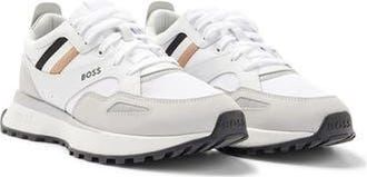 BOSS Jonah Runn MX Sneaker in Wht at Nordstrom Rack, Size 11Us / 10Uk