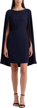 Ralph Lauren Korte cocktailjurk met boothals, cape PETRA