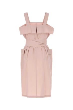 Max Mara Roze Katoenen Arte1234 Jurk