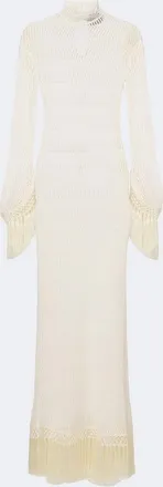 Taller Marmo New Mexico fringed cotton maxi dress