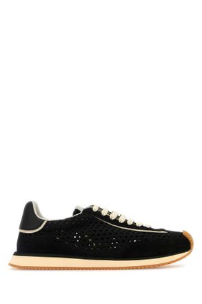 Dolce & Gabbana Black Fabric Sneakers