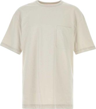 Christophe Lemaire Off White Solid T-Shirt