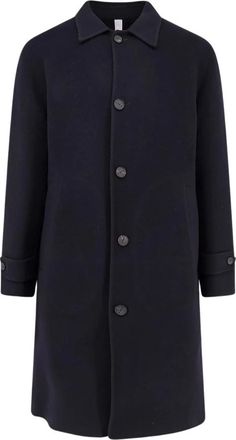 Hev&ograve; Loconiad Coat - - Coats - Uomo - Blu - M