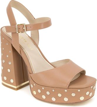 Kenneth Cole Dolly Studs Leather Platform Sandal