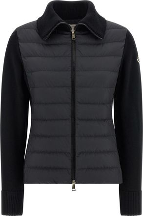 Moncler Black Padded cardigan