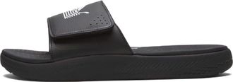 Puma Nipsey Hussle x Softride Slide The Marathon Continues - Black White 385050-02