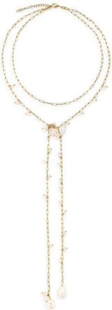 Petit Moments Eden Shaker Y-Necklace in Gold at Nordstrom